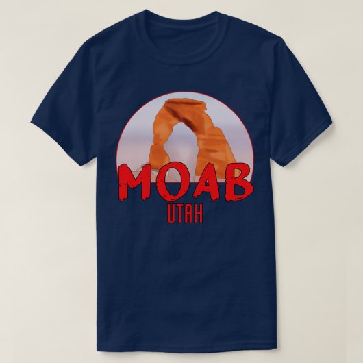 T-shirt Arche Delicate Moab Utah (Design devant)