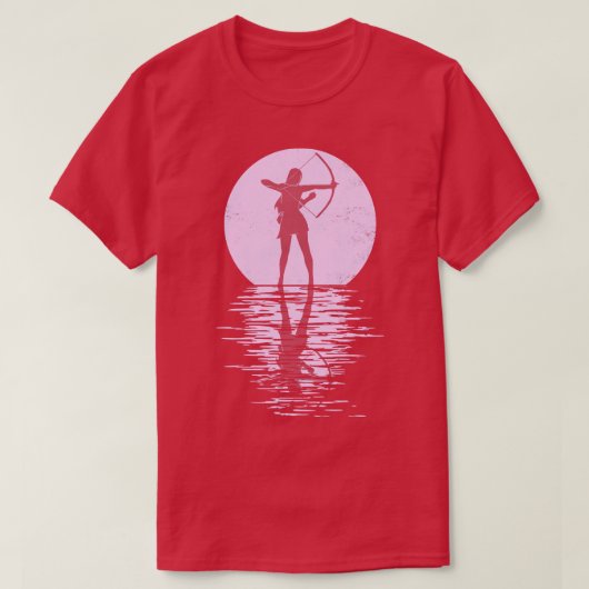 T-shirt Arche Sport Archer Archer Arrow Et Bow (2) (Design devant)
