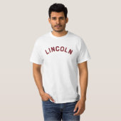 T-shirt Arche Vintage Lincoln, Nebraska (Devant entier)