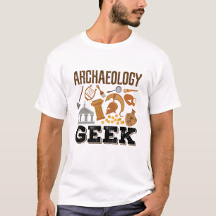 T-shirt Archéologie Geek Archéologiste Étudiant Amoureux