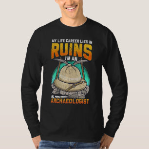 T-shirt Archéologie Inspiré Archéologue Fossil Connexe