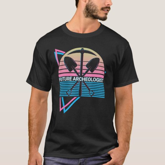 T-shirt Archéologue futur Archéologue Archéologue (Devant)