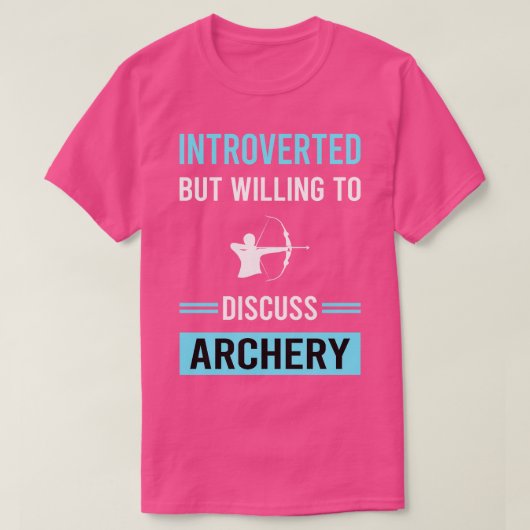 T-shirt Archer Archer Archer Arrow Arrow Pow introduit (Design devant)