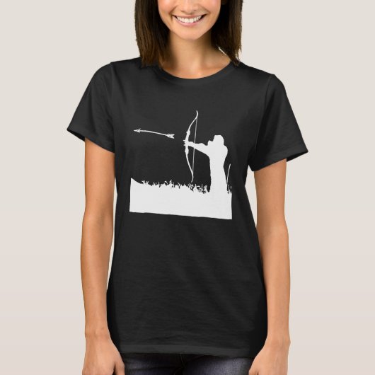 T-shirt Archer Archer Archer Flèche Noir (Devant)