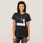 T-shirt Archer Archer Archer Flèche Noir (Devant entier)