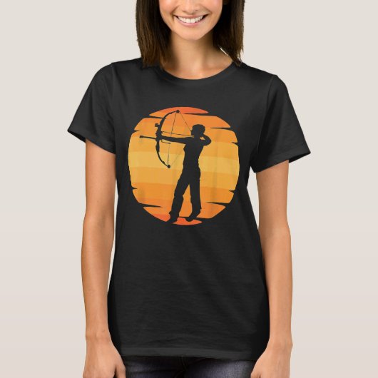 T-shirt Archer de chasse Cool à l'arc (Devant)