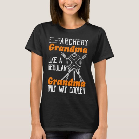 T-shirt Archer de grand-mère cool (Devant)
