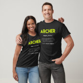 T-shirt Archer Définition Tir à l'arc 2 (Unisexe)