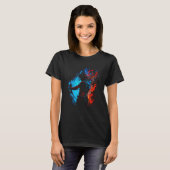 T-shirt Archer Flamme Tir À Arc Retro Bow Et Flèche (Devant entier)
