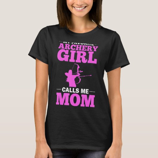 T-shirt Archer Outfit Mère Citer Bow Flèche Jeu Arrow (Devant)
