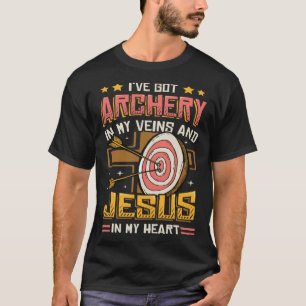 T-shirt Archer religieux Bowman tir à l'arc