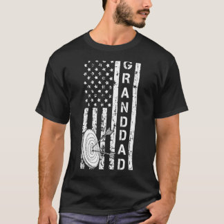 T-shirt Archer Us Drapeau Bow Flèche Cible Bowman Archer G
