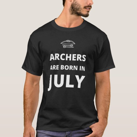 T-shirt Archers sont nés en juillet (Devant)