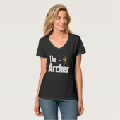 T-shirt Archery  Arrow Men Shooting Club Bow (Devant entier)