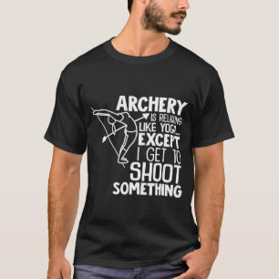 T-shirt Archery Funny Yoga Pose Bow Arrow