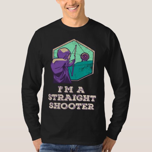T-shirt Archery Humor Target Arrow  Bowman Bow Archer (Devant)