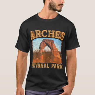T-shirt Arches Parc National Chemise Vintage Delicate Arch