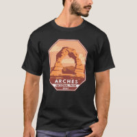Arches Parc National Utah Delicate Arch Art Retro