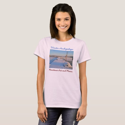 T-shirt Archipel d'hiver (Devant entier)