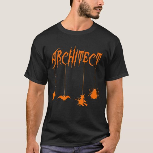 T-shirt Architect Halloween (Devant)