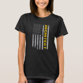 T-shirt Architect US Flag For An Architect Architecture (Devant)