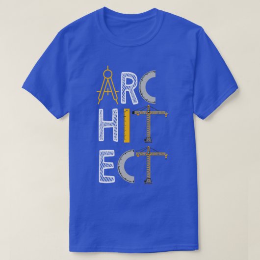 T-shirt Architecte Cadeaux Étudiants en architecture (Design devant)