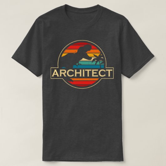 T-shirt Architecte Dinosaur (Design devant)