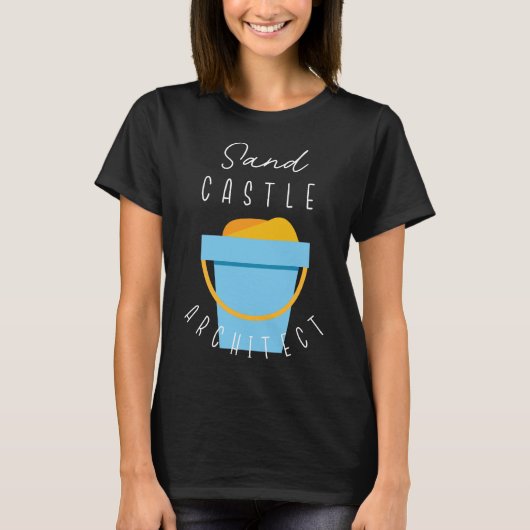 T-shirt Architecte du château de sable (Devant)
