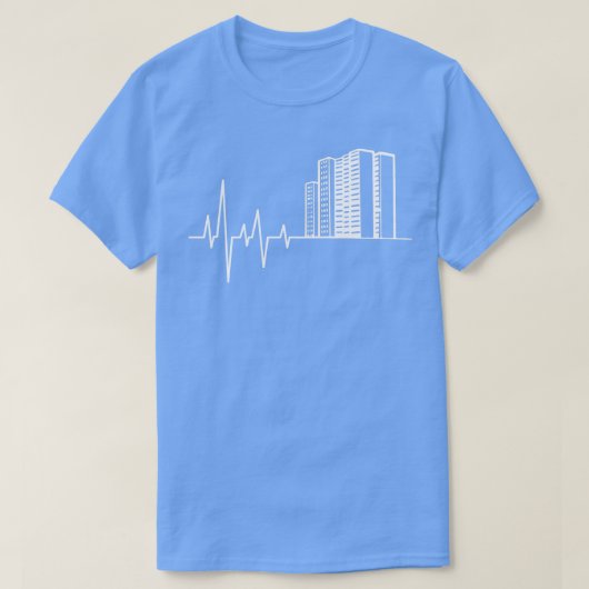 T-shirt Architecte Heartbeat Houses (Design devant)