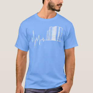 T-shirt Architecte Heartbeat Houses