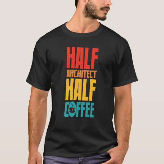 T-shirt Architecte pour le café (Devant)