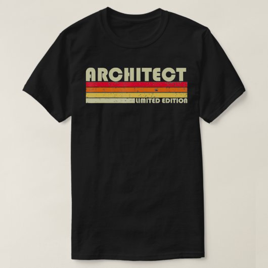 T-shirt ARCHITECTE Titre de travail drôle Profession Anniv (Design devant)
