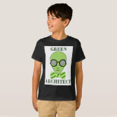 T-shirt Architecte vert (Devant entier)