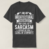 T-shirt Architectural Engineer Architectural Engineering (Design devant)