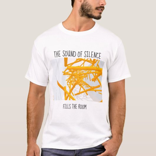 T-shirt Architectural Space with Bright Geometrical Shape (Devant)