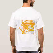 T-shirt Architectural Space with Bright Geometrical Shape (Dos)