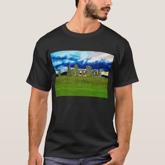 T-shirt Architecture ancienne Merveilleuse de Stonehenge A (Devant)