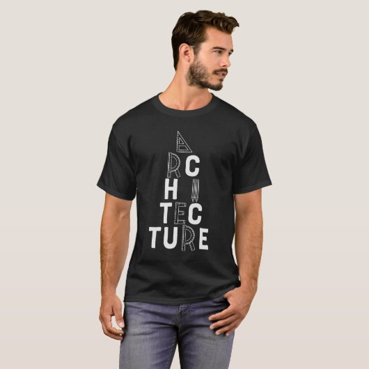 T-shirt Architecture Architect Student (Devant entier)