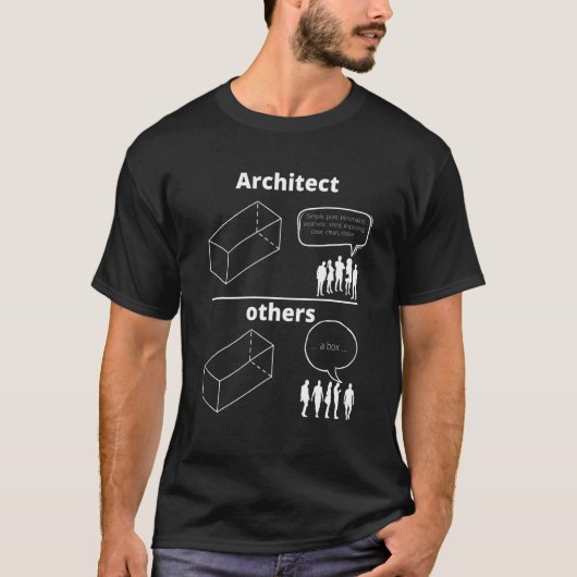 T-shirt Architecture architecture Conception de constructi (Devant)