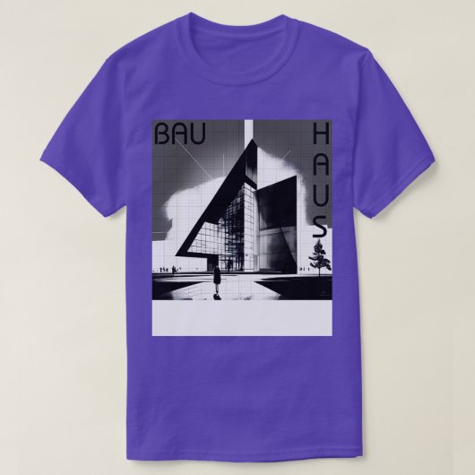 T-shirt Architecture artistique 04 BW (Design devant)