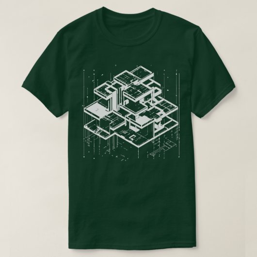 T-shirt architecture brutale (Design devant)
