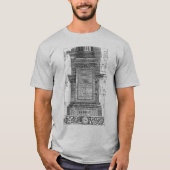 T-shirt Architecture classique, Colonne corinthienne 1725 (Devant)