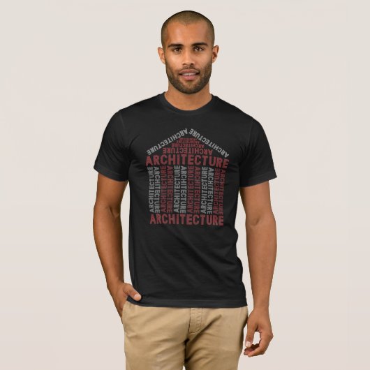 T-shirt Architecture Construction Graphique Construction m (Devant entier)