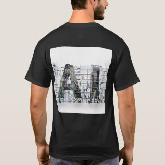 T-shirt Architecture de caractères industriels Art