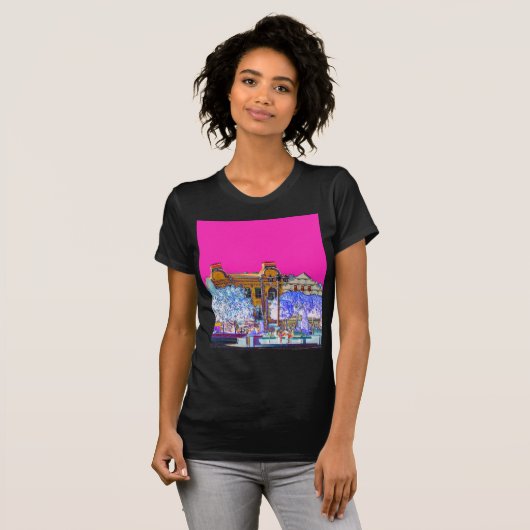T-shirt Architecture de Grodno Bélarus (Devant entier)