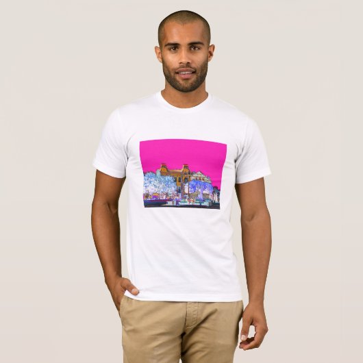 T-shirt Architecture de Grodno Biélorussie (Devant entier)