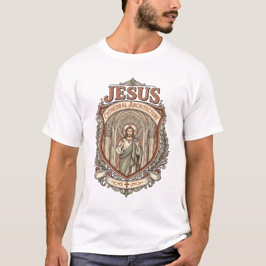 T-shirt Architecture de la cathédrale Jésus Architecture d (Devant)
