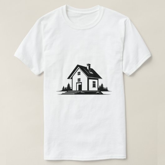 T-Shirt Architecture de Maison (Design devant)