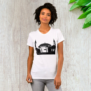 T-shirt Architecture de mosquée minimaliste en ligne art