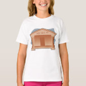 T-shirt Architecture de musée classique (Devant)